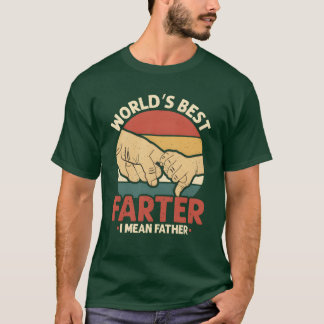 Vintage Welten Beste Farter I Gemein Vater lustig T-Shirt