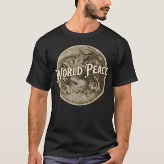 Vintage Weltfrieden im Stil der Jahrhundertwende P T-Shirt
