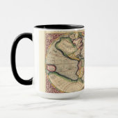 Vintage Weltkarte 1609 Tasse (Links)