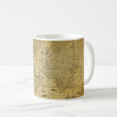 Vintage Weltkarte 1635 Kaffeetasse (VorderseiteRechts)