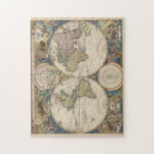 Vintage Weltkarte (1690) Puzzle (Vertikal)