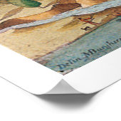 Vintage Weltkarte (1700) Poster (Ecke)