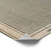 Vintage Weltkarte (1820) 2 Poster (Ecke)