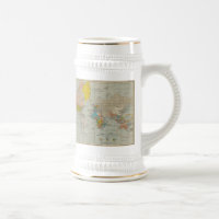 Vintage Weltkarte 1910