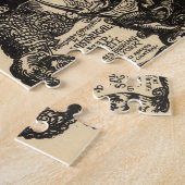 Vintage Weltkarte (1920) Puzzle (Seite)