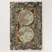 Vintage Weltkarte (1920) Puzzle (Vertikal)