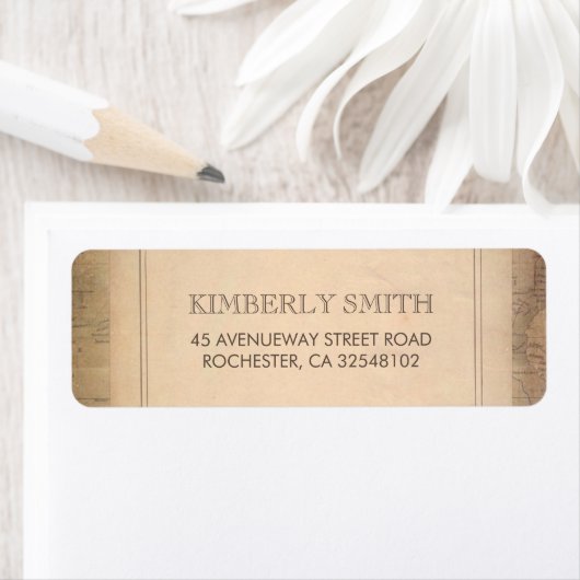 Vintage Weltkarte Alte Hochzeit (Insitu)