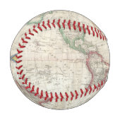 Vintage WELTKARTE Baseball (Vorderseite Links)