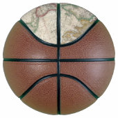 Vintage WELTKARTE Basketball (Rechts)
