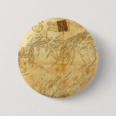 Vintage Weltkarte Button (Vorderseite)