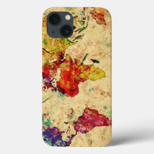 Vintage Weltkarte Case-Mate iPhone Hülle