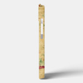 Vintage Weltkarte Case-Mate iPhone Hülle (Rückseite / Links)