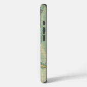 Vintage Weltkarte Case-Mate iPhone Hülle (Rückseite / Links)