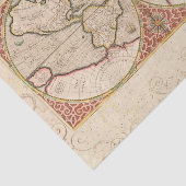Vintage Weltkarte - Dekoute Seidenpapier (Ausschnitt)