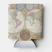 Vintage WELTKARTE Dosenkühler (Vorderseite)