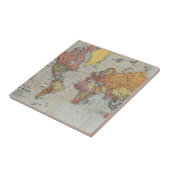 Vintage Weltkarte Fliese (Seite)