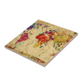 Vintage Weltkarte Fliese (Seite)