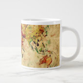 Vintage Weltkarte Jumbo-Tasse (Rechts)