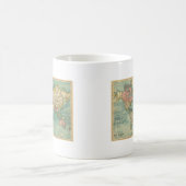 Vintage Weltkarte Kaffeetasse (Mittel)