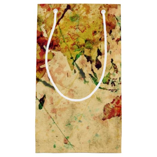 Vintage Weltkarte Kleine Geschenktüte (Vorderseite)