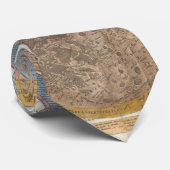 Vintage WELTKARTE Krawatte (Gerollt)