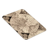 Vintage Weltkarte Magnet (Rechte Seite)
