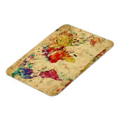Vintage Weltkarte Magnet (Linke Seite)