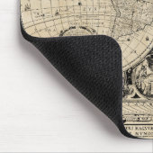 Vintage Weltkarte Mousepad (Ecke)