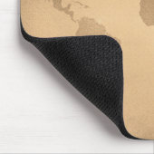 Vintage Weltkarte Mousepad (Ecke)