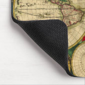 Vintage Weltkarte Mousepad (Ecke)