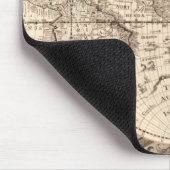 Vintage Weltkarte Mousepad (Ecke)