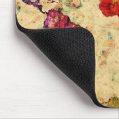 Vintage Weltkarte Mousepad (Ecke)