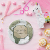 Vintage Weltkarte Pappteller (Party)