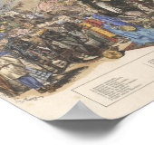 Vintage Weltkarte Poster (Ecke)