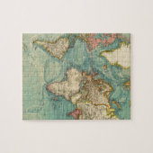 Vintage Weltkarte Puzzle (Horizontal)