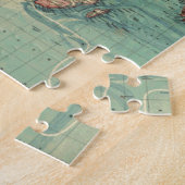 Vintage Weltkarte Puzzle (Seite)
