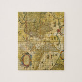 Vintage Weltkarte Puzzle (Vertikal)
