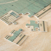 Vintage Weltkarte Puzzle (Seite)