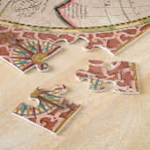 Vintage Weltkarte Puzzle (Seite)