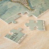 Vintage Weltkarte Puzzle (Seite)