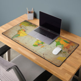 Vintage Weltkarte Schreibtischunterlage