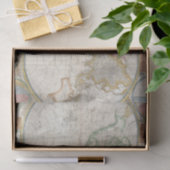 Vintage Weltkarte Seidenpapier (Geschenk)