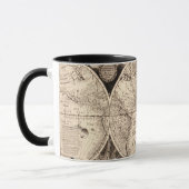 Vintage Weltkarte Tasse (Links)