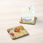 Vintage Weltkarte Untersetzer (Rechte Seite)