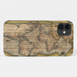 Vintage Weltkarte von Abraham Ortelius 1564 Case-Mate iPhone Hülle