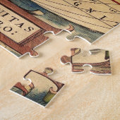 Vintage Weltkarte von Abraham Ortelius 1564 Puzzle (Seite)