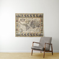 Vintage Weltkarte