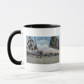 Vintage Weltkrieg-Postkarten-Luftfahrt Tasse (Links)