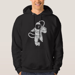 Vintage Weltraum-Astronaut Hoodie