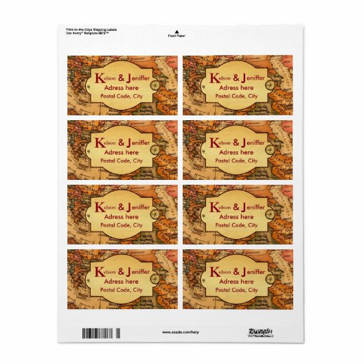 Vintage Weltreise (Vorne)